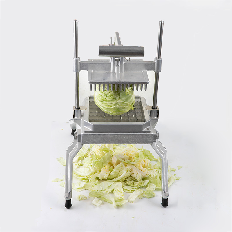 Commercial cast aluminum vertical lettuce cutter