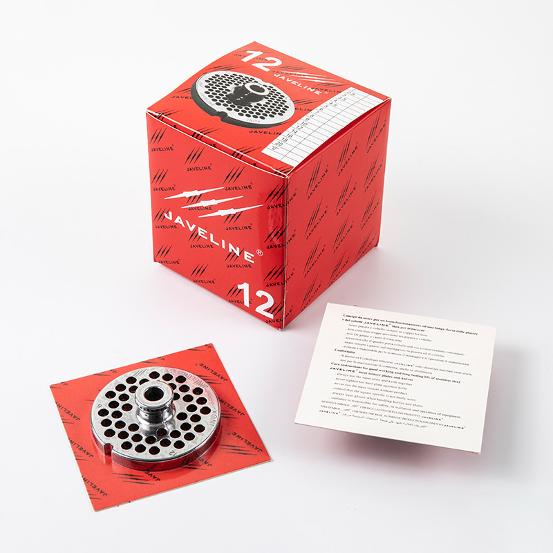 #12 Meat grinder plate blister card packaging
