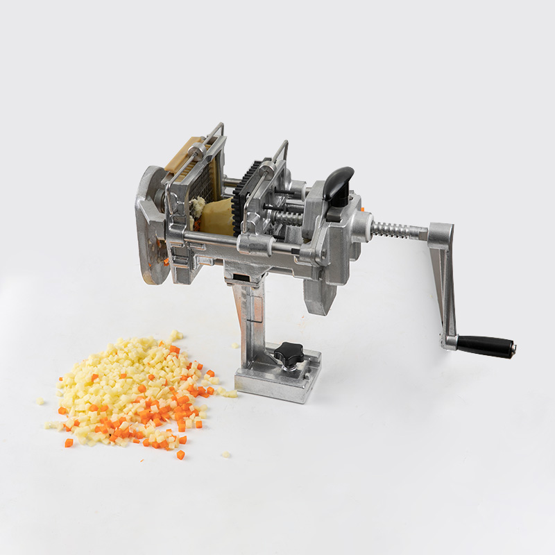 dicer cutting potato